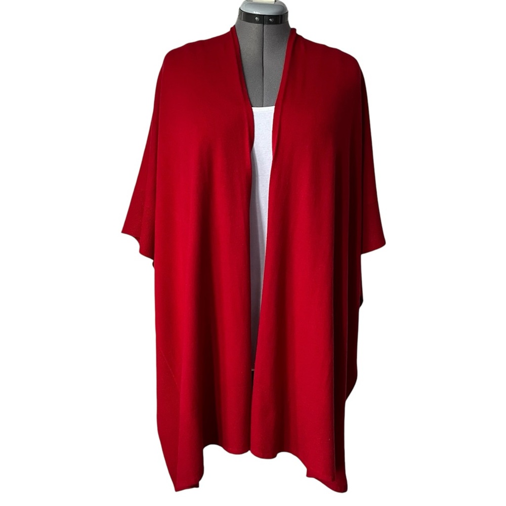 Piccadilly Open front Sweater Cape Poncho Wrap